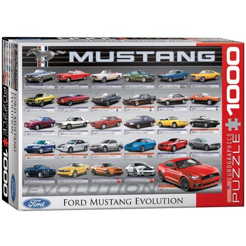 Eurographics Ford Mustang Evolution 50th Anniversary (Ls) Puzzle (1000 Pièces)