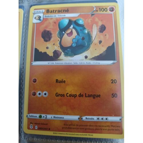 Batracné Epée Bouclier Evolution Céleste 89/203