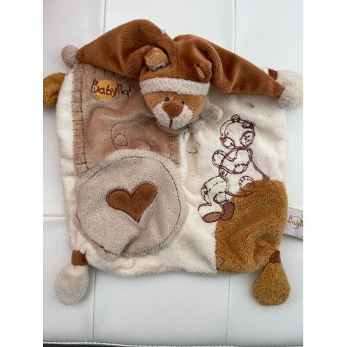Doudou Peluche Ours Lion Baby Nat Beige Marron