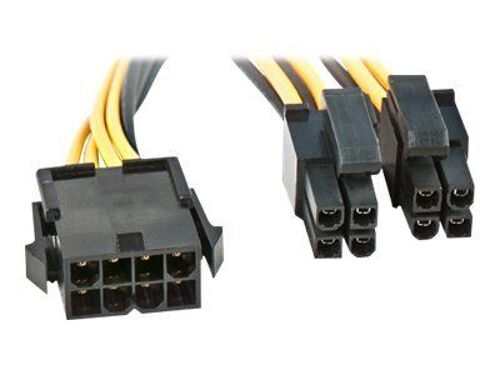 Lindy - Câble d'alimentation - ATX12V 4 broches (F) pour Alimentation PCIe de 8 broches (M) - 40 cm