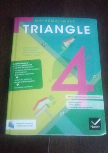 Mathématique Triangle, Version Spéciale Professeur