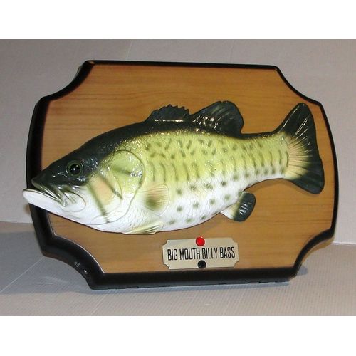 big mouth billy bass poisson chantant décoration vintage