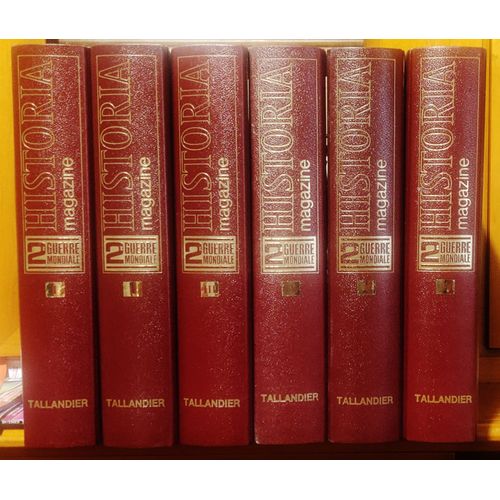 Historia Magazine 2eme Guerre Mondiale * Collection Complète En 6 Volumes