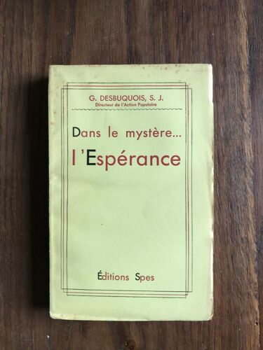 Dans Le Mystère.. L'espérance