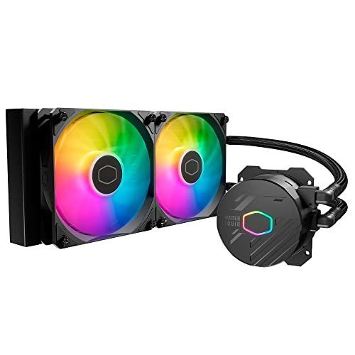 Cooler Master MasterLiquid 240L Core ARGB Processeur Kit de refroidissement du liquide 12 cm Noir