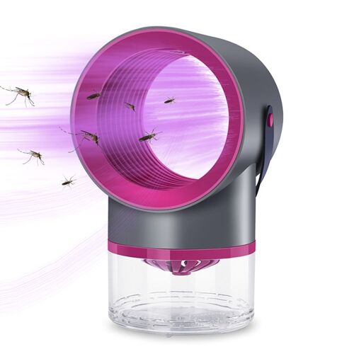 Piège à moustiques électrique d'intérieur lampe UV USB capture d'insectes pas de bruit pas de rayonnement tueur d'insectes mouches Gris clair