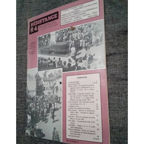 Résistance R4 N°10 Décembre 1979