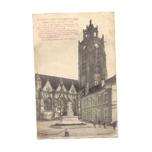 Aube Nogent Sur Seine L'eglise St Laurent Carte Postale Ancienne Cpa Postcard Eglise Catholique