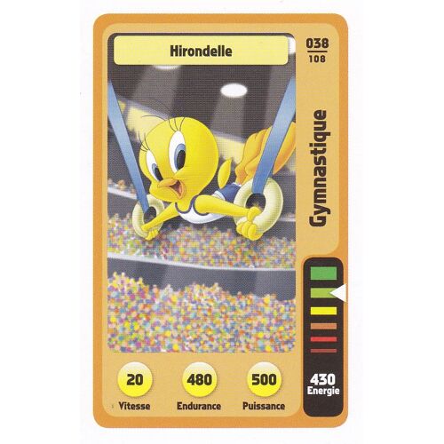 Carte Auchan Looney Tunes - Hirondelle - N°038 -