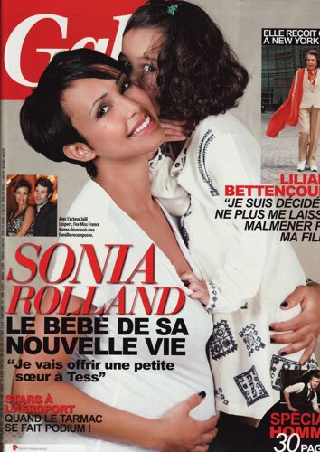 Gala / 20-10-2010 N°906 : Veronique & Violaine Sanson (3p) - Justin Timberlake (4p) 