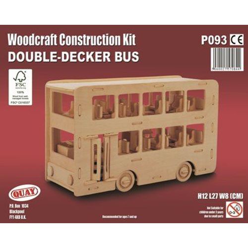 Maquette En Bois - Bus À 2 Étages - Quay-Quay