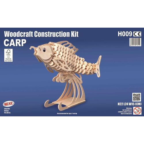 Maquette En Bois - Poisson (Carpe) - Quay-Quay