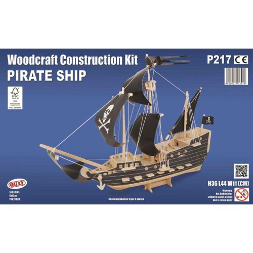 Maquette En Bois - Bateau Pirate - Quay-Quay