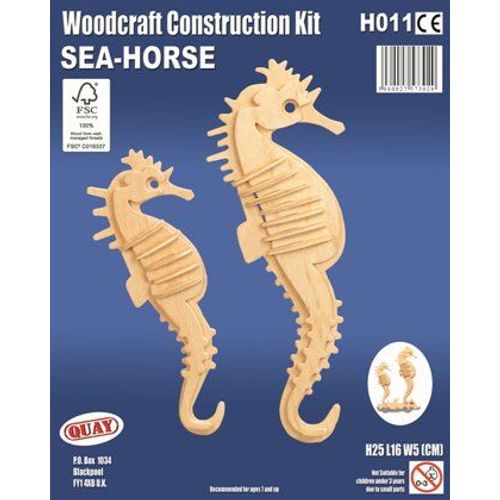 Maquette En Bois - Hippocampe - Quay-Quay