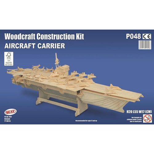 Maquette En Bois - Porte-Avions - Quay-Quay