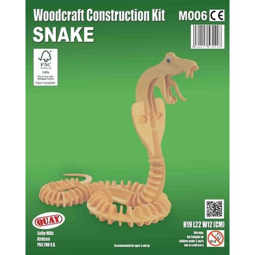 Maquette En Bois - Serpent - Quay-Quay
