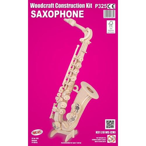 Maquette En Bois - Saxophone - Quay-Quay