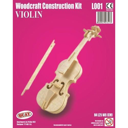 Maquette En Bois - Violon - Quay-Quay