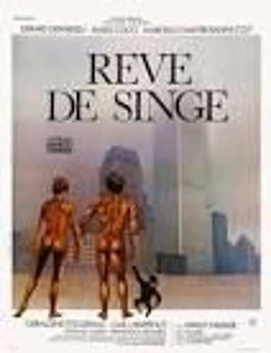 Reve De Singe - Marco Ferreri - Gérard Depardieu - Affiche De Cinéma Pliée 120x160 Cm