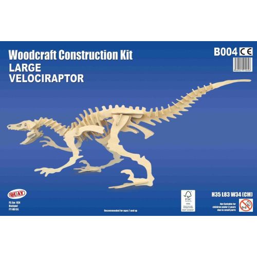 Maquette En Bois - Grand Vélociraptor - Quay-Quay