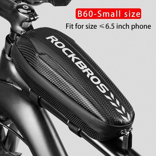B60 1.1l - Sac De Vélo De Route, Imperméable, Noir, Accessoires De Cyclisme, Tube Supérieur Avant, Vtt