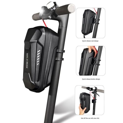 3l - Pochette Étanche Pour Scooter Électrique M365 Pro, En Pu Eva, Avec Coque Rigide, Portable, Anti-Poussière, Pour Vélo, Pièces De Cyclisme Pour Wild Man