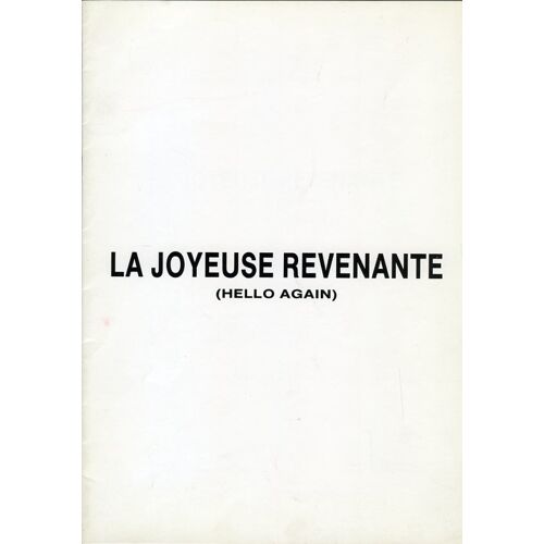 La Joyeuse Revenante, Dossier De Presse, Frank Perry, Avec Shelley Long, Judith Ivey, Gabriel Byrne