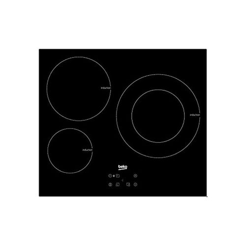 Plaque à Induction BEKO HII63402MT (3 Zones de cuisson) Noir 7200W