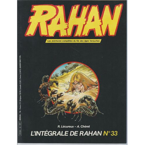 L'intégrale De Rahan N° 33 ( Octobre 1986 ) : " Pour Venger Rahan "