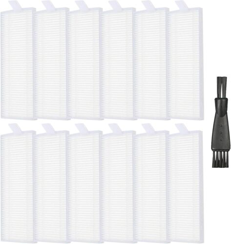 12 Filtres Hepa De Rechange, Kit De Filtres Pour Robots Aspirateurs Compatibles Avec Lefant M210/M210B/M210S/M213/, Accessoire Compatible Avec Okp Life K2/K3/K3A/K4/K5 Aspirateur[4460]