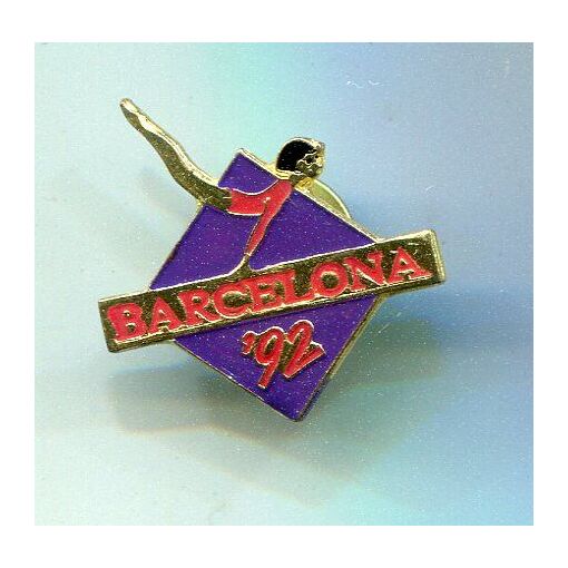 Pin's Vintage Jeux Olympiques Barcelone 1992 – Athlétisme – Collection JO