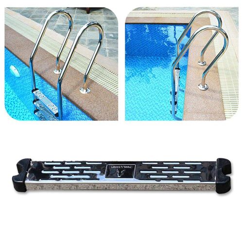 Échelle de piscine en acier inoxydable 304, marches de remplacement antidérapantes, accessoires pratiques (vis incluses)