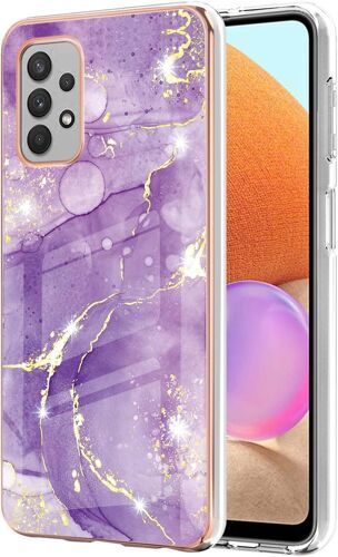 Coque Pour Samsung Galaxy A32 4g,Galaxy A32 4g Coque Glitter Brillante Marbre Silicone Tpu Rubber Housse Flexible Souple Bumper Case,Ybb Marble Zi
