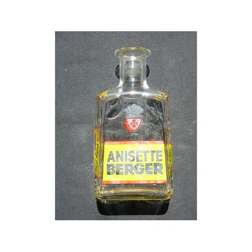 1 Carafe En Verre Anisette Berger