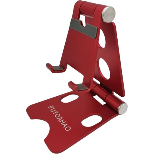 Rouge Support Telephone,Support Téléphone Bureau,Pied Pour Telephone,Support Smartphone,Support De Telephone,Support Pour Iphone 14 13 12 Pro Max Mini Plus,Huawei,Samsung,Xiaomi(Q1017)