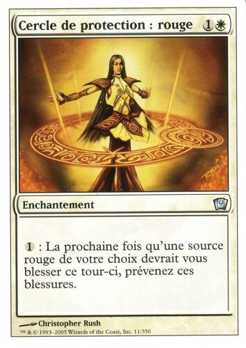 Cercle De Protection : Rouge - 9ème Vf 