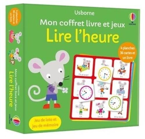 Lire L'heure - Avec 4 Planches, 36 Cartes Et Un Livre