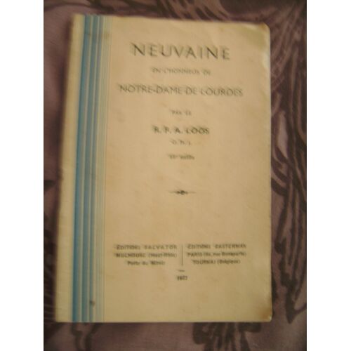Neuvaine En L'honneur De Notre-Dame De Lourdes
