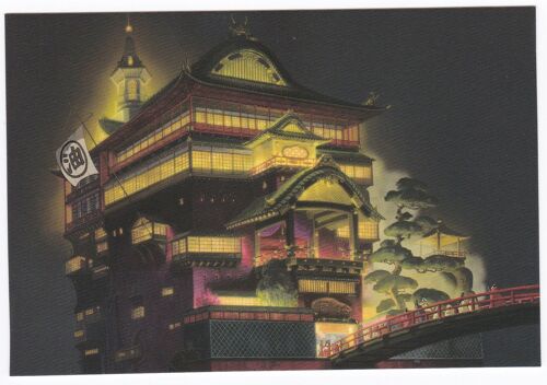 Le Voyage De Chihiro / Sen To Chihiro No Kamikakushi / Spirited Away - Carte Postale 14,2 X 9,6 Cm (Miyazaki, Studio Ghibli)
