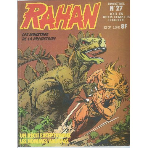 Rahan N° 27 ( Décembre 1977 ) : " Les Monstres De La Préhistoire "