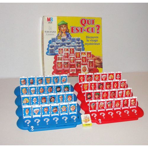 Qui Est Ce Decouvre Le Visage Mysterieux Style Caricature Jeux Mb Hasbro 96