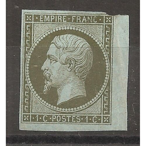 11 (1853) Napoléon I I I 1c Olive Neuf N* En Second Choix (Cote 225e) (0894)