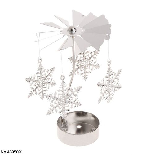 Bougie Rotative En Métal, Support Pour Bougie Chauffe-Plat, Carrousel, Décoration De Maison, Cadeau, Livraison Directe