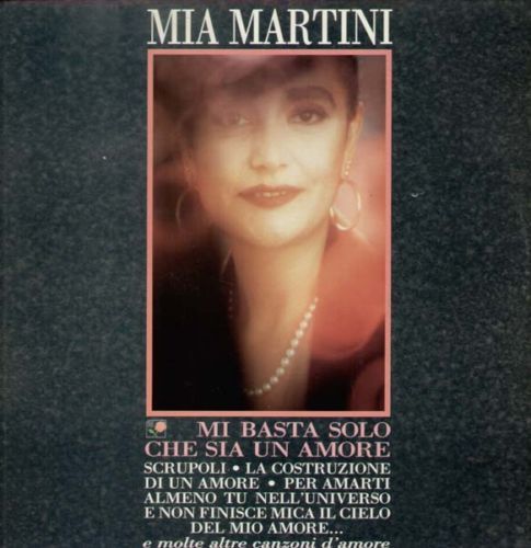 Cd De Mia Martini. Mi Basta Solo Che Sia Un Amore.