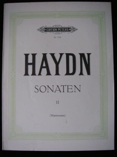 Sonaten Fur Klavier Zu Zwei Handen Band 2: G Dur, Es Dur, F Dur, D Dur, C Dur, G Dur, E Dur, B Dur, D Dur, F Dur, B Dur, A Dur, Piano (Martienssen)