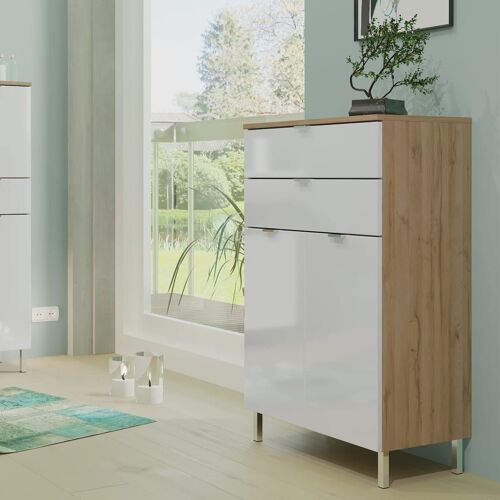 Germania Commode Gw-Mauresa 34x60x97 Cm Blanc