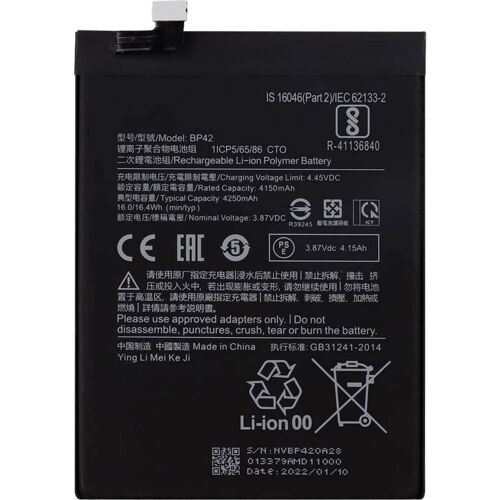 Batterie Avizar Xiaomi Mi 11 Lite 4g Et 5g 4250mah