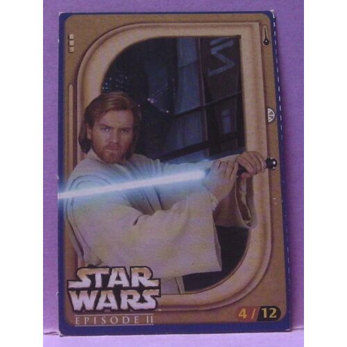 Carte Star Wars Épisode I I - Obi-Wan Kenobi - N° 4/12