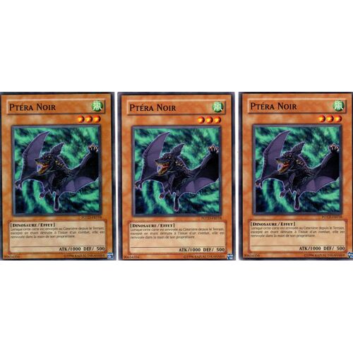 3 X  -  Ptera Noir -  Potd Fr018