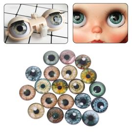 Yeux De Poupée En Verre, 10 Paires, Bricolage D'Animaux, Boules Oculaires Pour ¿Il De Dinosaure, Accessoires Bijoux, Fabrication Artisanale, 8mm/12mm/18mm